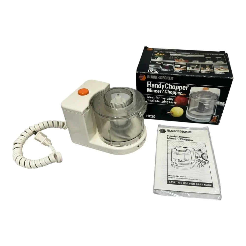 Black & Decker Handy Chopper Plus Mincer Dicer 1.5 cup HC20